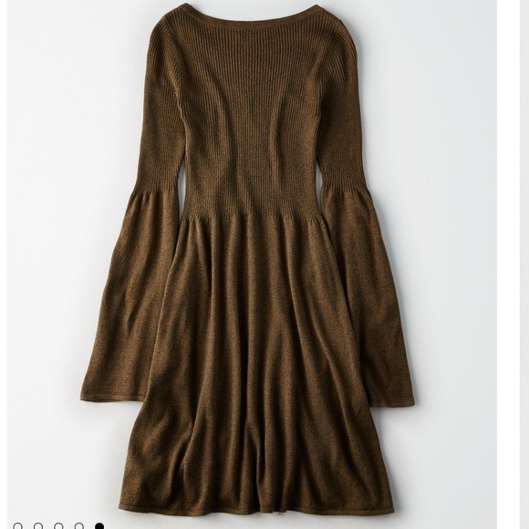 New American Eagle Ahh-Mazingly Soft Bell Sleeve Sweater Dress - XXLarge - Boho - Picture 2 of 6